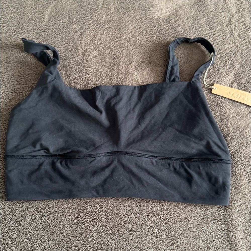 SKIMS FITS EVERYBODY SQUARE NECK LONGLINE BRALETTE